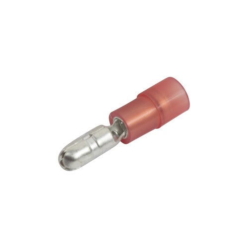 SOLDERLESS 3M MALE BULLET Disconnect Plug Red Connector - PAM Distributing Co