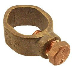 GROUND CLAMP 3/8" SOLID CAST COPPER BRONZE - PAM Distributing Co