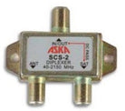 DIPLEXER 40-2150 MHz WITH SATELLITE PORT DC PASSIVE - PAM Distributing Co