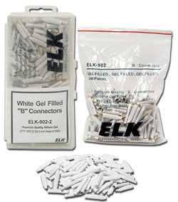B Connector ELK 902-2 Gel Filled White (500 Lot) - PAM Distributing Co