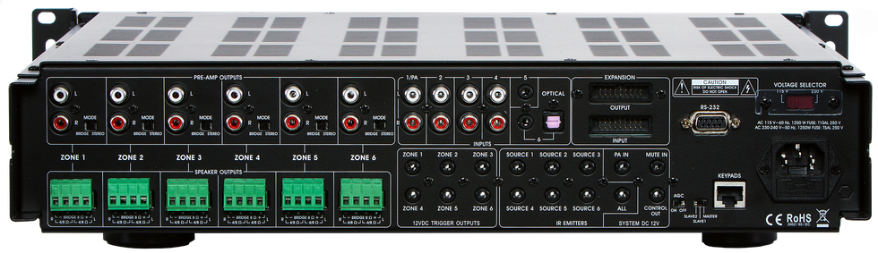 FACTOR V-66 Professional Multiroom Audio System - PAM Distributing Co - 2