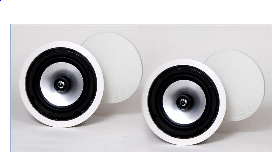JA AUDIO Silver Series Ceiling Speaker 8" 2 Way, 8 ohm, 100 Watts (1 PAIR) - PAM Distributing Co