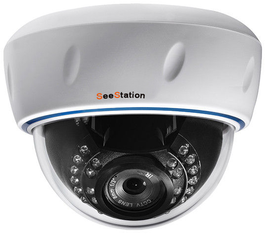 SeeStation (IP) CIP2210V-1W IP Dome Camera Interior  1.3MP IR POE ONVIF 2.8-12mm Varifocal Lens - PAM Distributing Co
