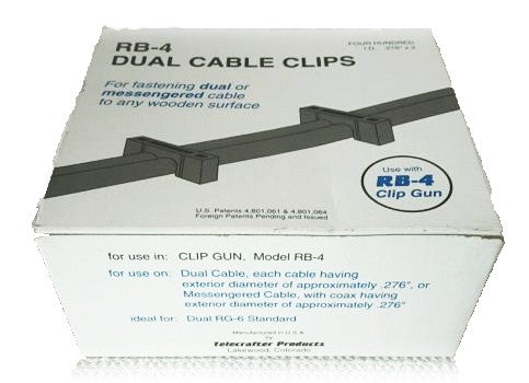 Telecrafter RB4 Cable Clip / Staple Gun For Dual RG 6 - PAM Distributing Co - 2