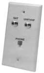 DIPLEX-PHONE PLATE WH - PAM Distributing Co