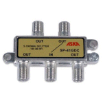 Splitter 5-1000 MHZ 4WAY DC 1 PORT - PAM Distributing Co
