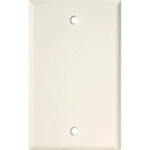 BLANK WALL PLATE WHITE - PAM Distributing Co