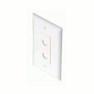 BLANK WALL PLATE IVORY WITH 2 KNOCKOUTS - PAM Distributing Co