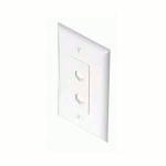 BLANK WALL PLATE IVORY WITH 2 KNOCKOUTS - PAM Distributing Co