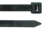 Cable Tie 6" 40lb UV Rated 100 Lot Black  (MADE IN USA)