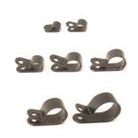 Cable Clamp 1/2" ID 100 Lot  Black Plastic - PAM Distributing Co