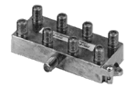 SPLITTER 5-1000 Mhz Vertical 8 Way Splitter  DC All Ports - PAM Distributing Co