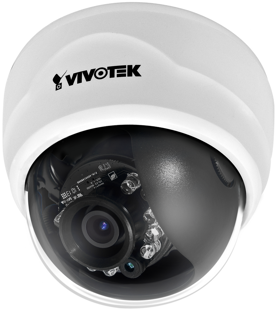 Vivotek FD8134 IP Dome Camera POE, H.264, 1MP, 3.6mm Lens IR, Micro SD