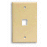 FACE PLATE 1 PORT (IVORY) - PAM Distributing Co