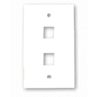 FACE PLATE 2 PORT (WHITE) - PAM Distributing Co