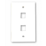 FACE PLATE 2 PORT (WHITE) - PAM Distributing Co