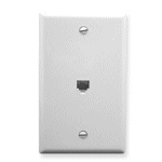 WALL PLATE 6c PHONE SMOOTH (WH - PAM Distributing Co