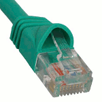 CAT 5E CABLE 10' GREEN W Boot - PAM Distributing Co