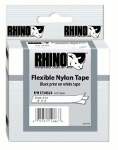 RHINOбТа INDUSTRIAL Labels 1" WHITE FLEXIBLE NYLON - PAM Distributing Co