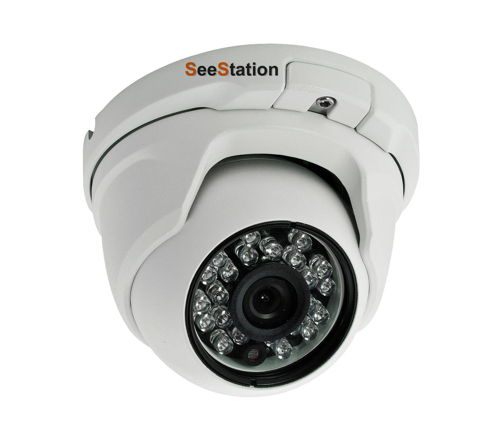 SeeStation C2130AF8 Dome Camera Vandal Resistant 700TVL 3.6mm Lens DC12V - PAM Distributing Co