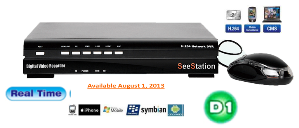 SeeStation DVR 4 Ch Full D1 All Real Time - PAM Distributing Co