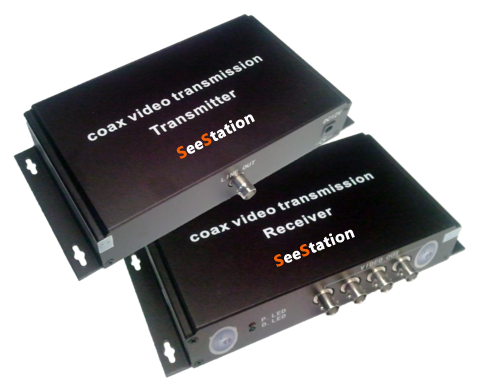 SeeStation 4 CAMERAS~1 COAX  (Audio & Video Multiplexer) - PAM Distributing Co