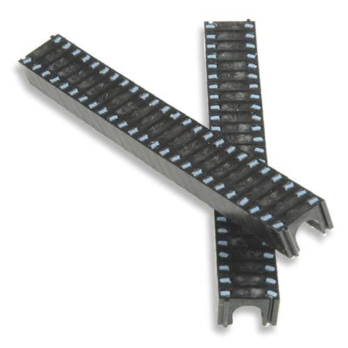 TELECRAFTER 06ES Cable Clip / STAPLE For Single RG 6 Cable 400ea Black - PAM Distributing Co - 3