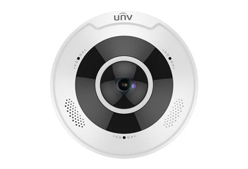 UNIVIEW IPC86CEB-AF18KC-IO: 12MP Ultra IR Vandal Resistant Fisheye Dome Camera